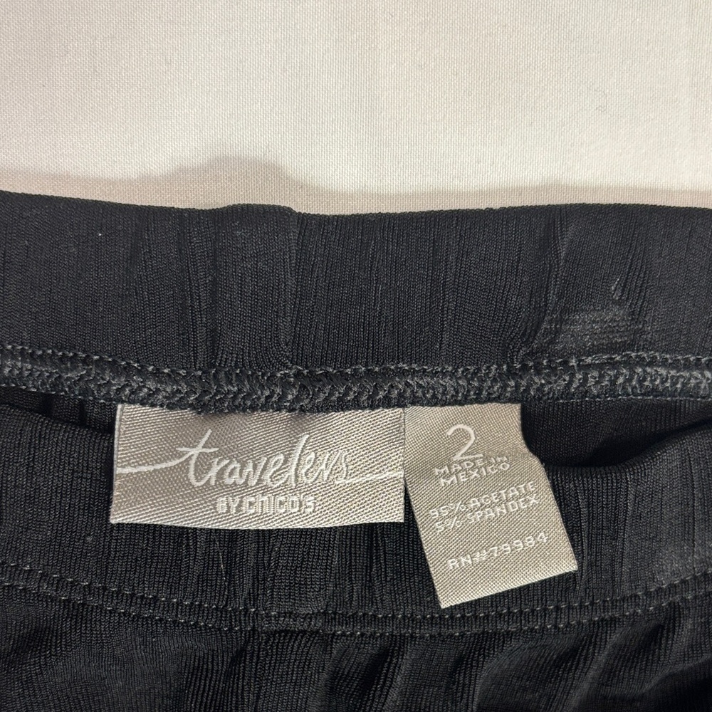 Black Wide Leg Pants - Picture 2 of 5